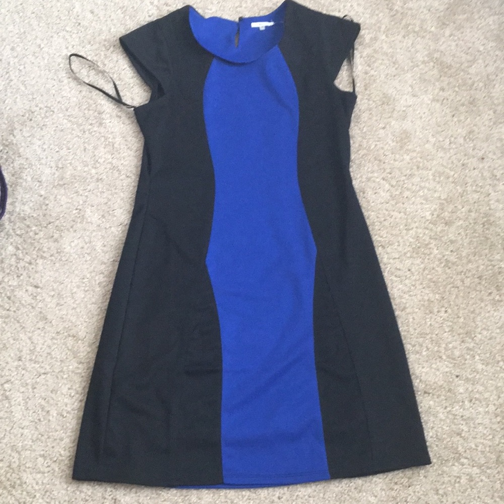 Black and Blue cocktail dress